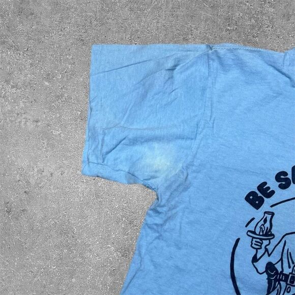 Vintage 70s 80s Cop Police Propaganda Take A Cop To Bed T Shirt Ched Tag Large - Picture 3 of 7